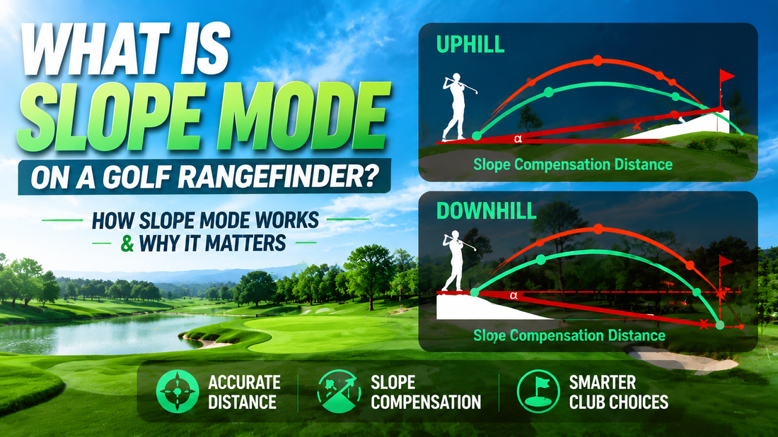 what is slope mode on a golf rangefinder