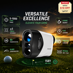 REVASRI 3M09 Golf Rangefinder with Slope Compensation, Flag Lock & Magnetic Strip