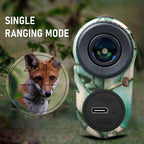REVASRI Camo Hunting Rangefinder – 6X Zoom, Horizontal Distance
