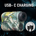 REVASRI Camo Hunting Rangefinder – 6X Zoom, Horizontal Distance