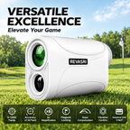 REVASRI Mini Golf Rangefinder – 1300Y Accuracy, Slope & Flag Lock Vibration