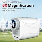 REVASRI Mini Golf Rangefinder – 1300Y Accuracy, Slope & Flag Lock Vibration