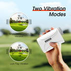REVASRI Mini Golf Rangefinder – 1300Y Accuracy, Slope & Flag Lock Vibration
