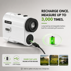 Revasri Golf Rangefinder for Beginners with Slope, Pin Lock Vibration & Easy Target Locking