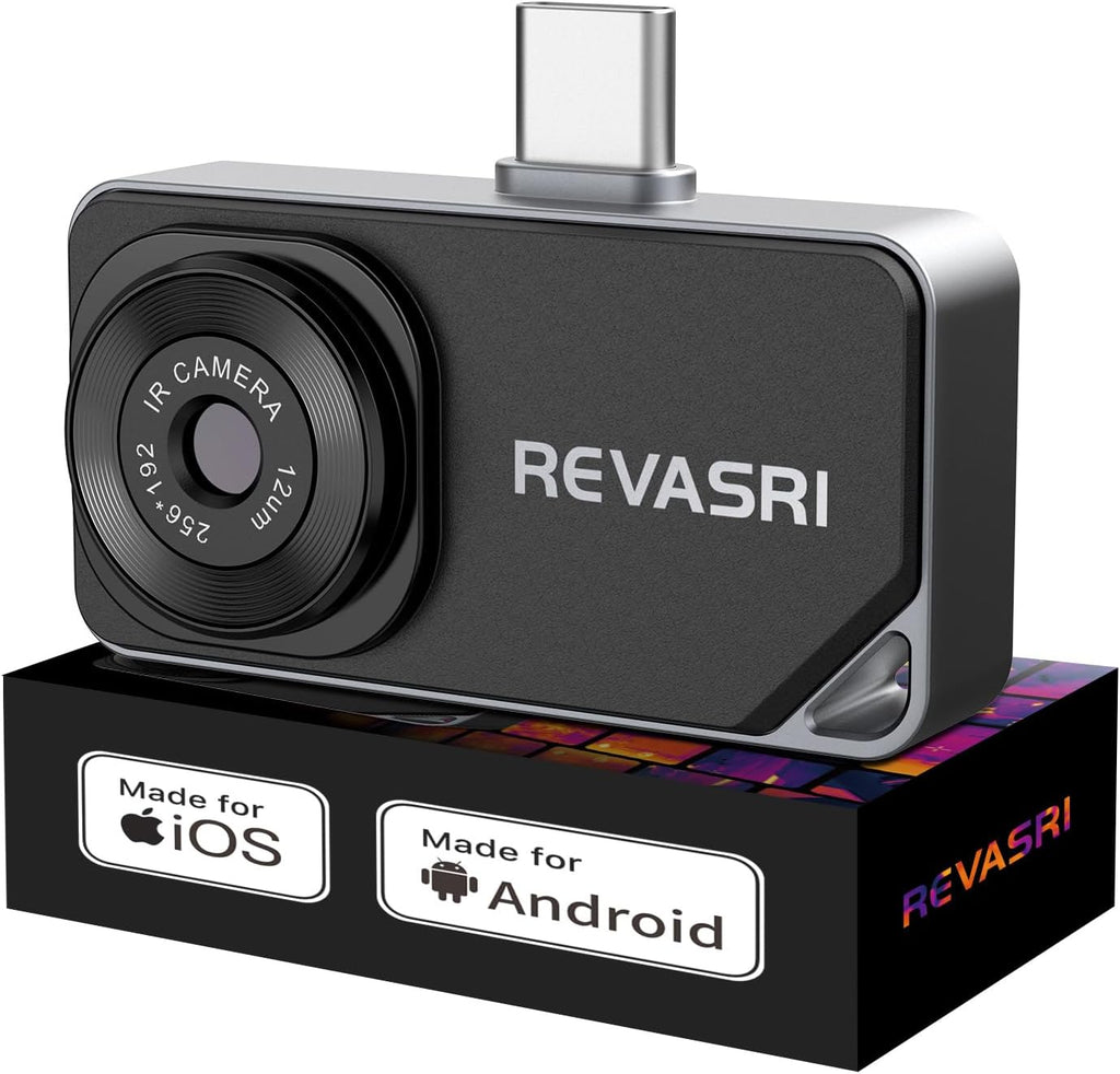 REVASRI Thermal Camera for iPhone & Android – 320×240 / 512×384 HD Infrared Imaging