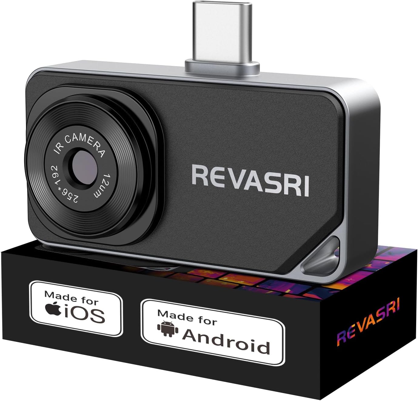 REVASRI Thermal Camera for iPhone & Android – 320×240 / 512×384 HD Infrared Imaging