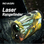 REVASRI Mini Hunting Rangefinder – 1200m, Speed, Horizontal & Vertical Distance