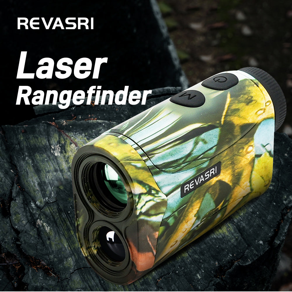 REVASRI Mini Hunting Rangefinder – 1200m, Speed, Horizontal & Vertical Distance