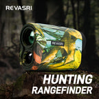 REVASRI Mini Hunting Rangefinder – 1200m, Speed, Horizontal & Vertical Distance