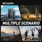 REVASRI Mini Hunting Rangefinder – 1200m, Speed, Horizontal & Vertical Distance