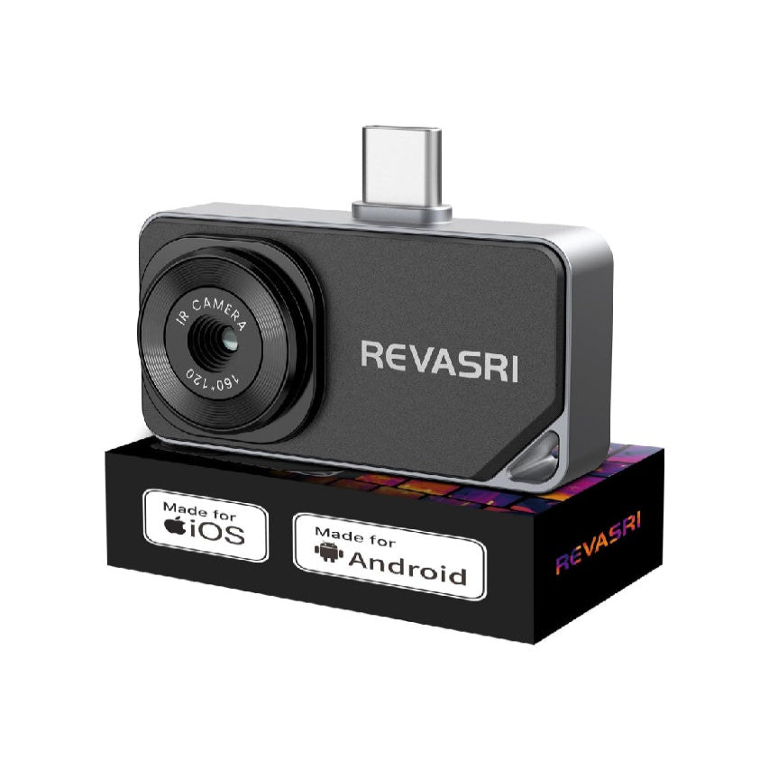 REVASRI Thermal Camera for iPhone & Android – 320×240 / 512×384 HD Infrared Imaging