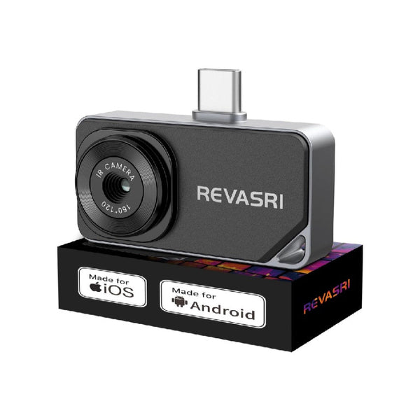 REVASRI Thermal Camera for iPhone & Android – 320×240 / 512×384 HD Infrared Imaging