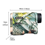 REVASRI Camo Hunting Rangefinder – 6X Zoom, Horizontal Distance