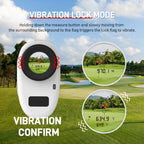 REVASRI 3M07 Golf Laser Rangefinder-1000 Yard, Flag Lock, Slope, 6x Magnification