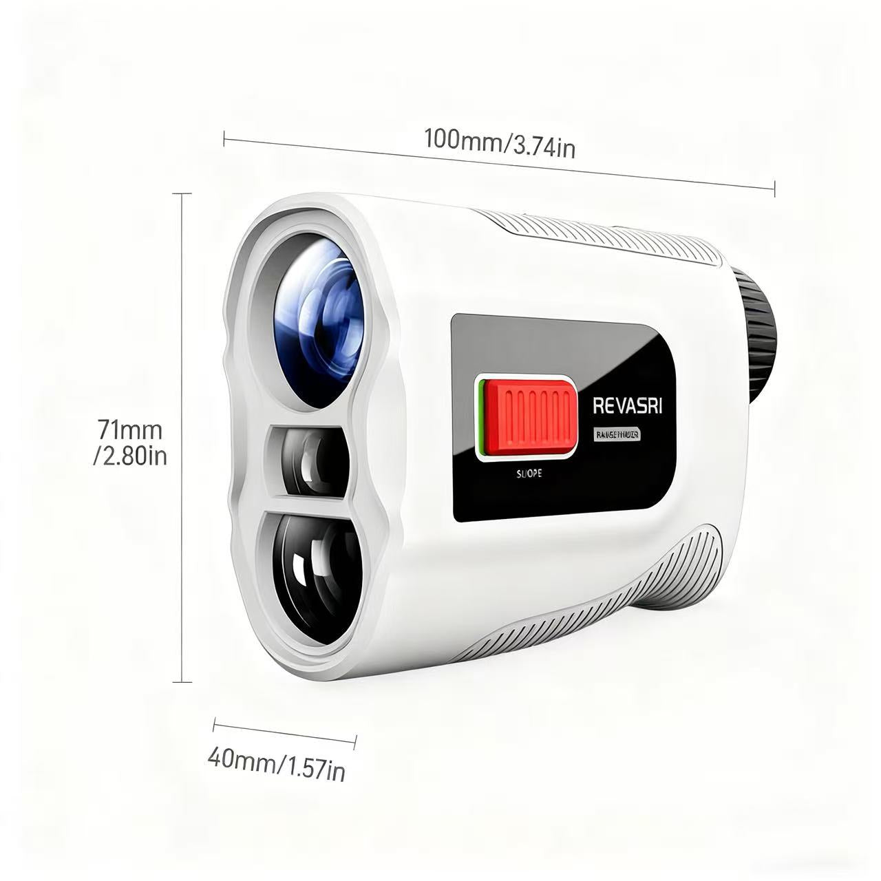 REVASRI 3M07 Golf Laser Rangefinder-1000 Yard, Flag Lock, Slope, 6x Magnification