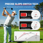 REVASRI 3M07 Golf Laser Rangefinder-1000 Yard, Flag Lock, Slope, 6x Magnification