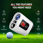 REVASRI 3M07 Golf Laser Rangefinder-1000 Yard, Flag Lock, Slope, 6x Magnification