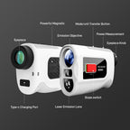 REVASRI 3M07 Golf Laser Rangefinder-1000 Yard, Flag Lock, Slope, 6x Magnification