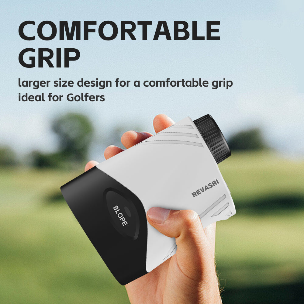 REVASRI 3M09 Golf Rangefinder with Slope Compensation & Flag Lock