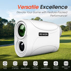 REVASRI Mini Golf Rangefinder – 1300Y Accuracy, Slope & Flag Lock Vibration
