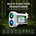 Multifunction Golf Rangefinder with Display – Vertical & Horizontal Distance