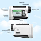 Multifunction Golf Rangefinder with Display – Vertical & Horizontal Distance