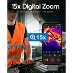 REVASRI Thermal Camera for iPhone & Android – 512×384 Super IR Resolution Thermal Imaging Camera