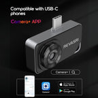 REVASRI Thermal Camera for iPhone & Android – 512×384 Super IR Resolution Thermal Imaging Camera